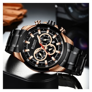 Foto 3 | Reloj Curren Krec9401 Negro para Hombre