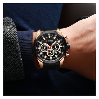 Foto 5 | Reloj Curren Krec9401 Negro para Hombre