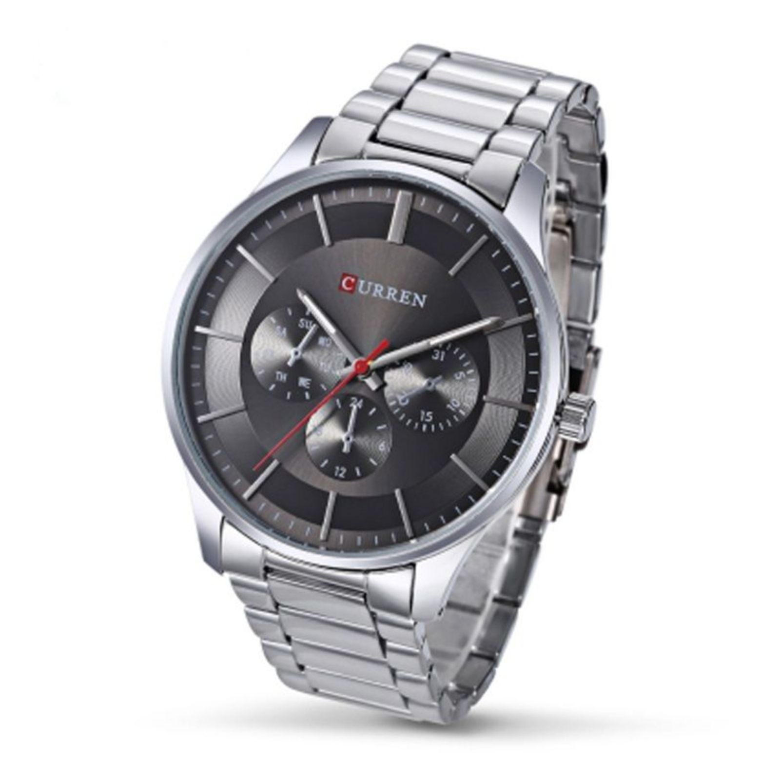 Foto 1 | Reloj Curren Kreb581901 Plateado para Hombre