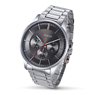Foto 1 | Reloj Curren Kreb581901 Plateado para Hombre