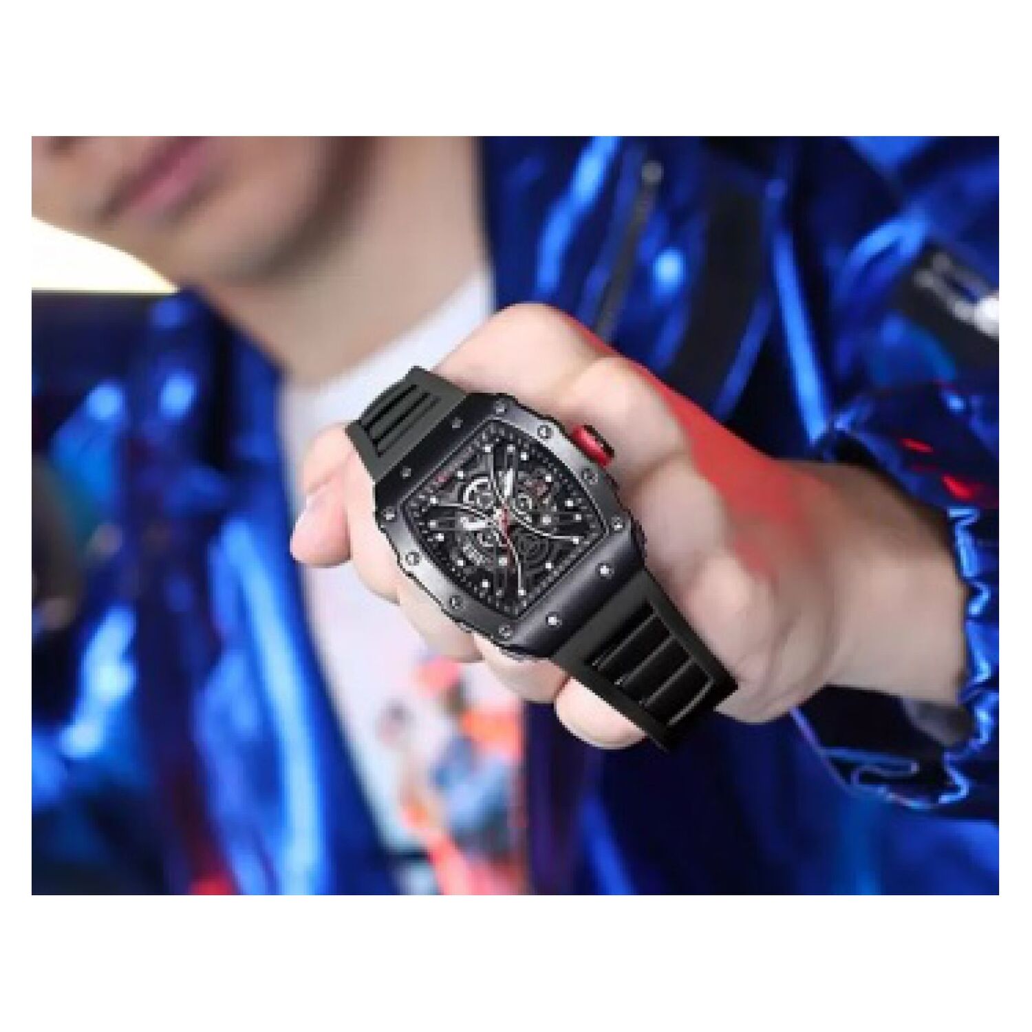 Foto 3 pulgar | Reloj Curren Kred8004 Negro para Hombre