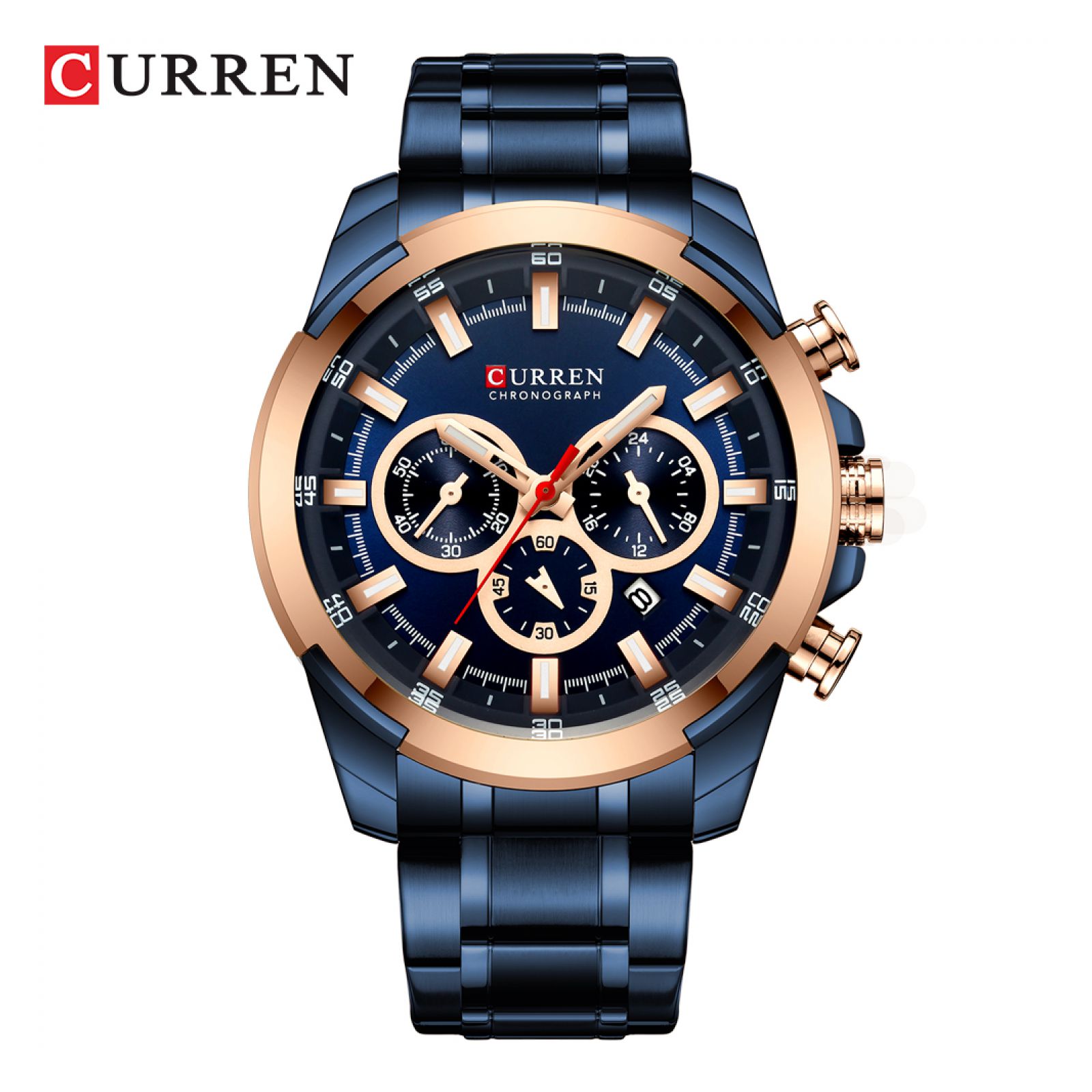 Foto 2 pulgar | Reloj Curren Krec9403 Azul para Hombre