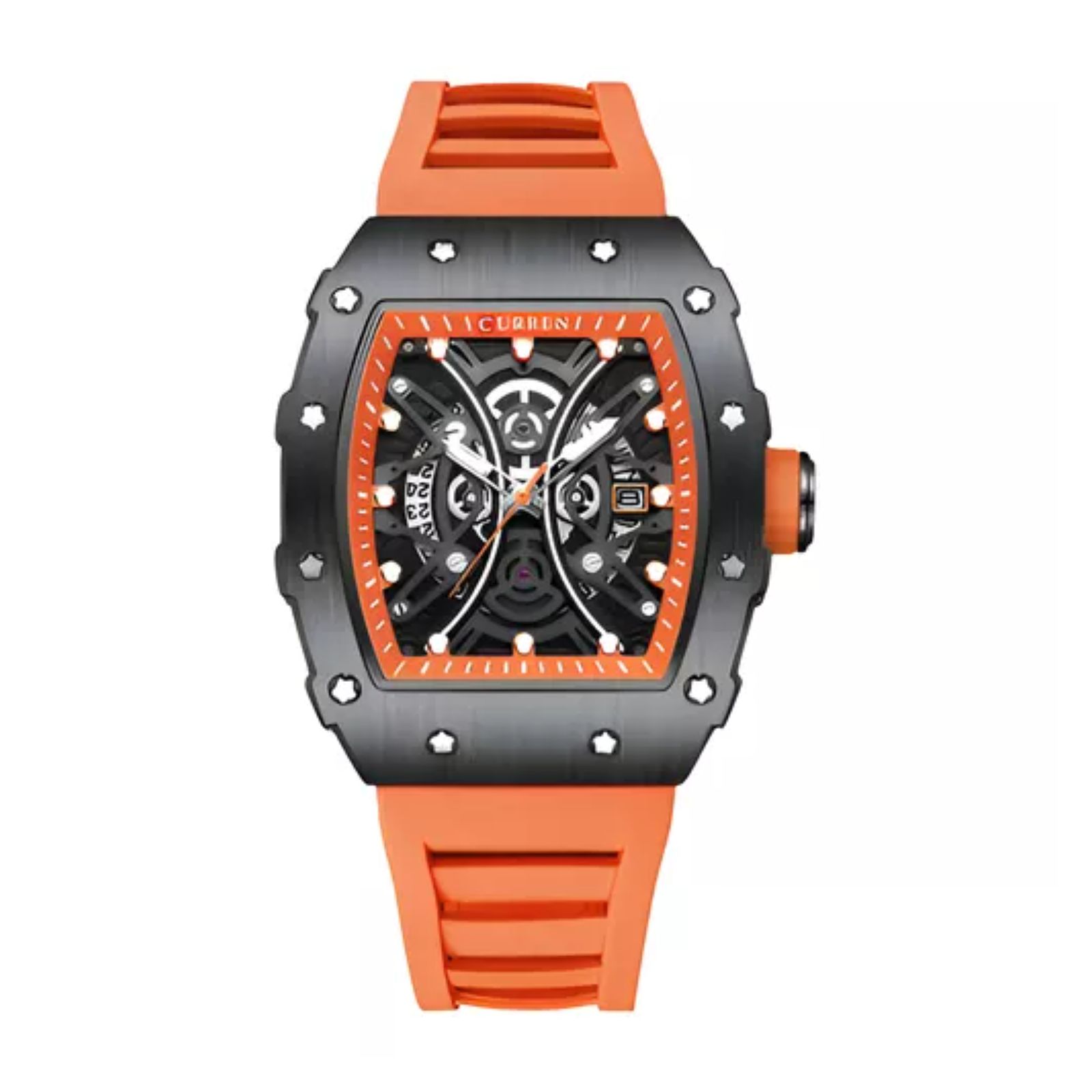 Reloj Curren Kred8002 Anaranjado para Hombre