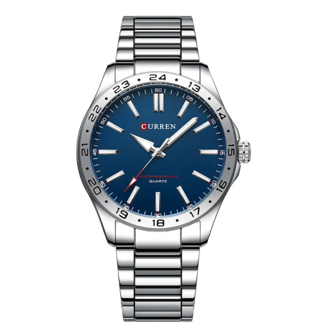 Foto 2 pulgar | Reloj Curren Kred9303 Plata para Hombre