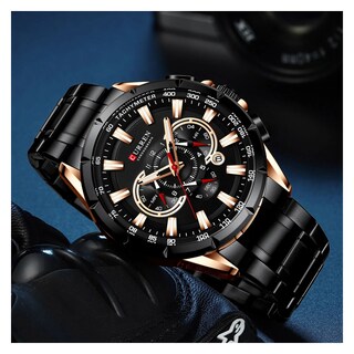Foto 4 | Reloj Curren Krec9501 Negro para Hombre