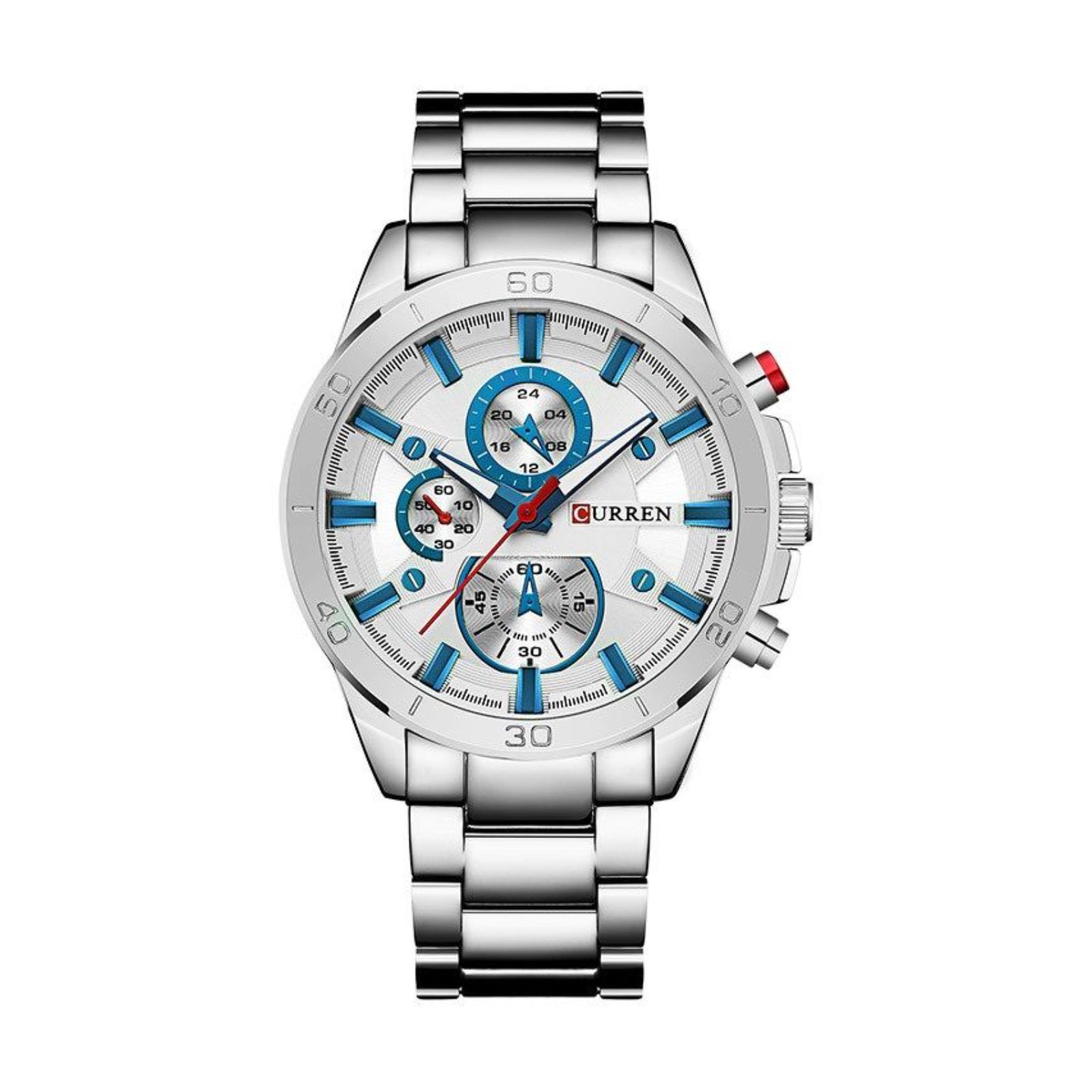 Reloj Curren Kreb56190203 Plateado para Hombre