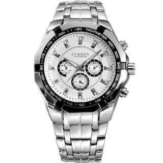 Foto 1 | Reloj Curren Kre0402 color Plata para Hombre