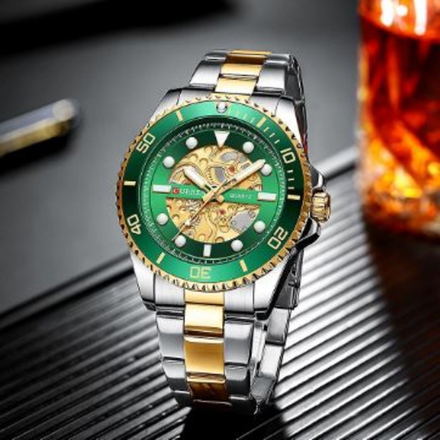 Foto 5 pulgar | Reloj Curren Multicolor Kred371907 para Hombre