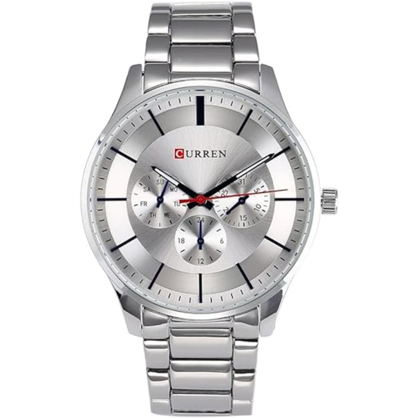 Foto 2 pulgar | Reloj Curren Kreb5819 Plateado Hombre