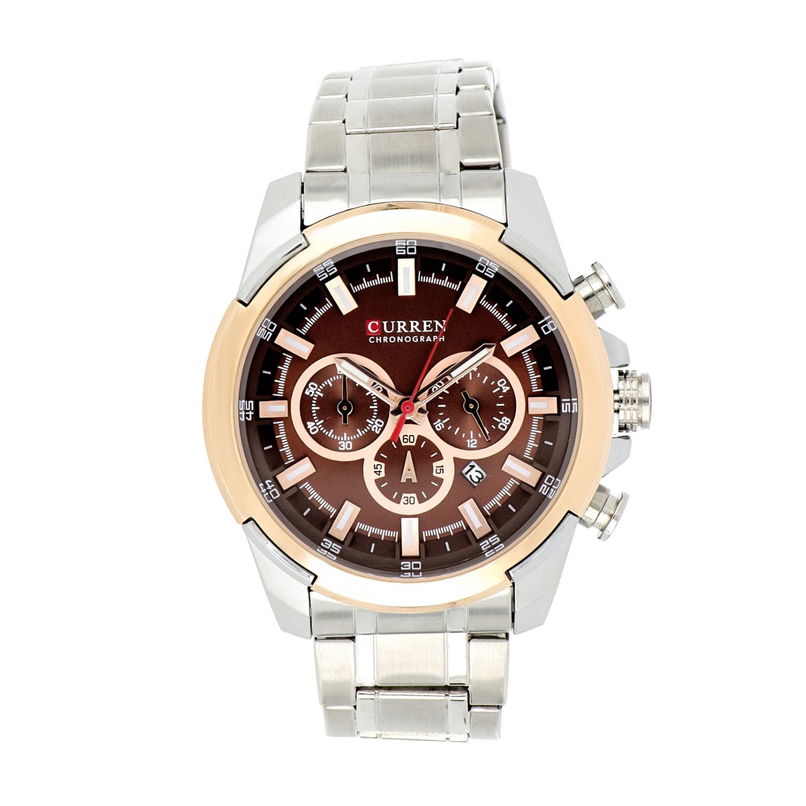 Foto 2 pulgar | Reloj Curren Krec941928 Plata para Hombre