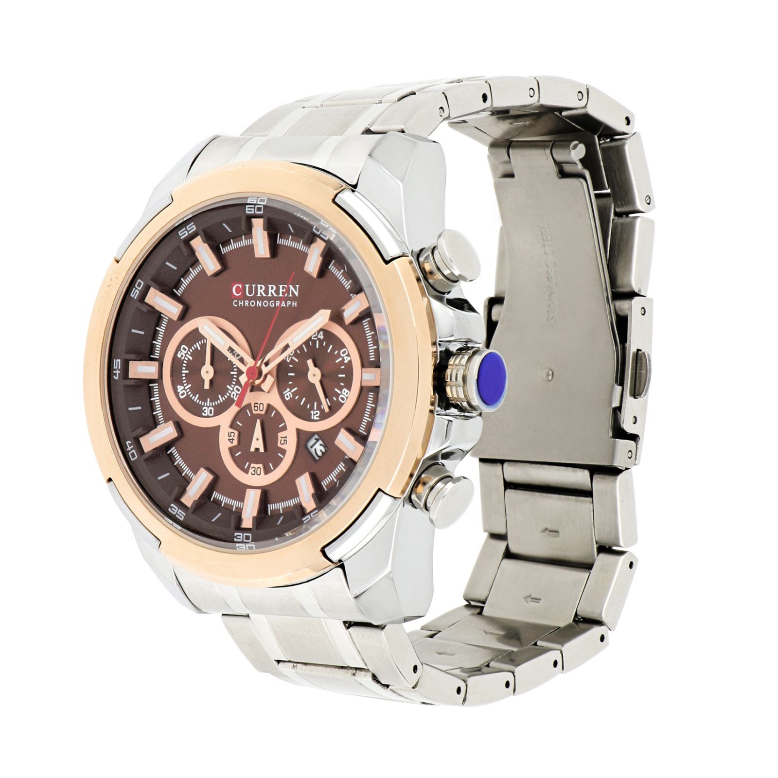 Foto 2 | Reloj Curren Krec941928 Plata para Hombre