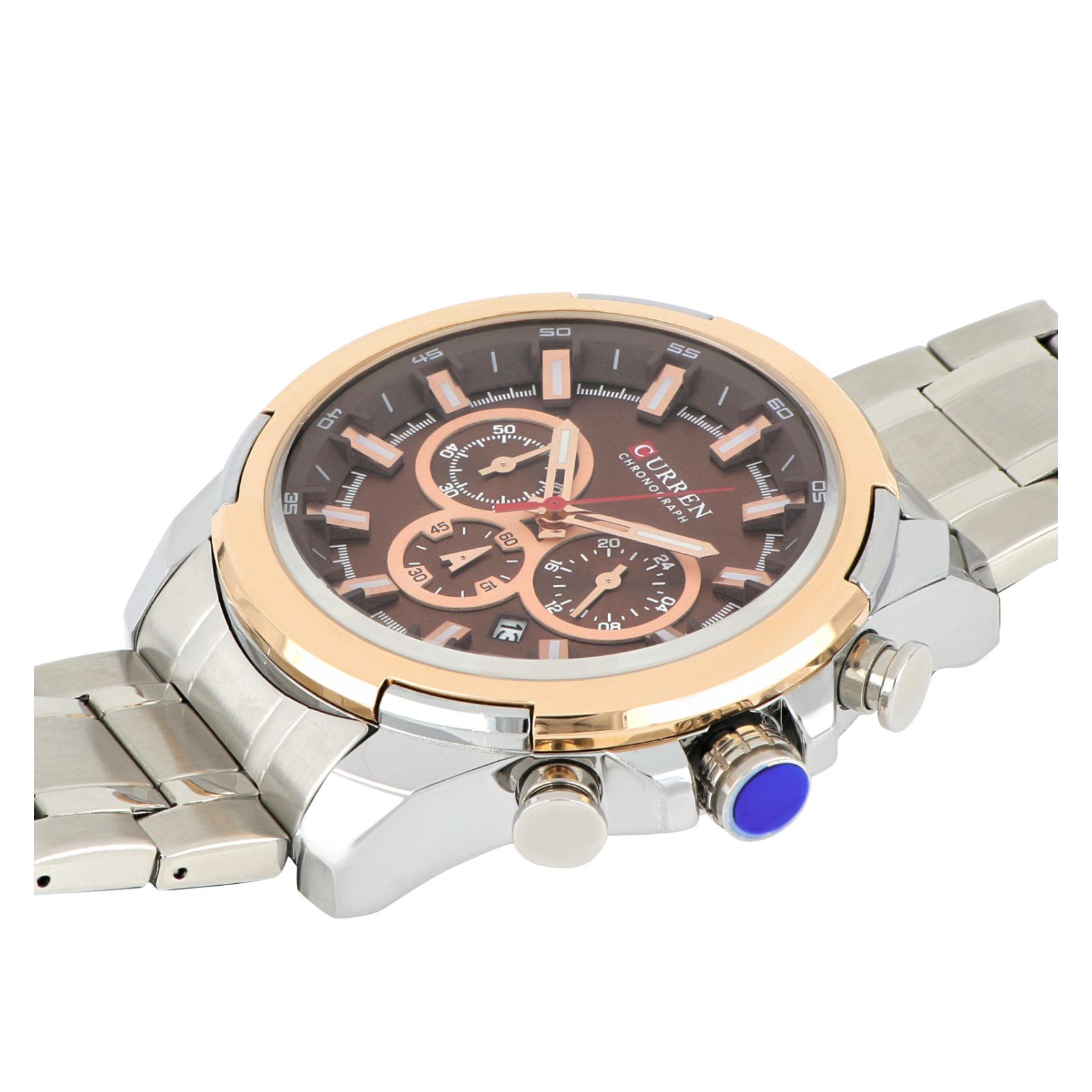 Foto 4 pulgar | Reloj Curren Krec941928 Plata para Hombre
