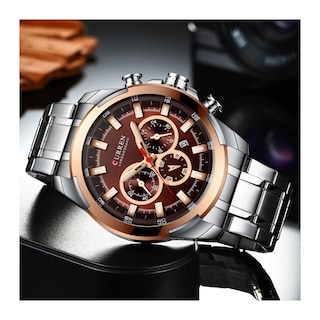 Foto 6 | Reloj Curren Krec941928 Plata para Hombre
