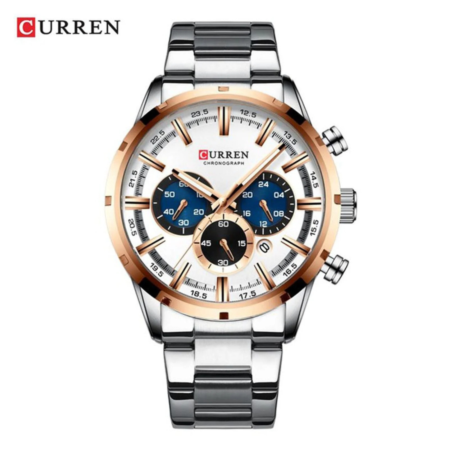 Foto 2 | Reloj Curren Krec762002 Plateado para Hombre