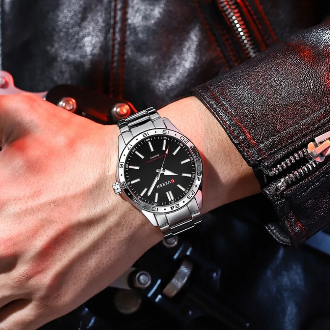 Foto 5 pulgar | Reloj Curren Kred9302 Plata para Hombre