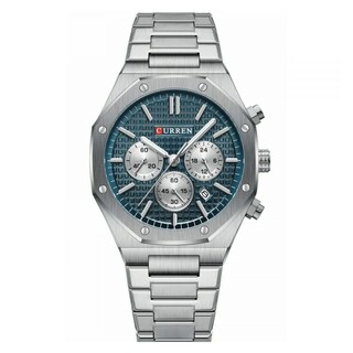 Foto 1 | Reloj Curren Kred8402 Plateado para Hombre