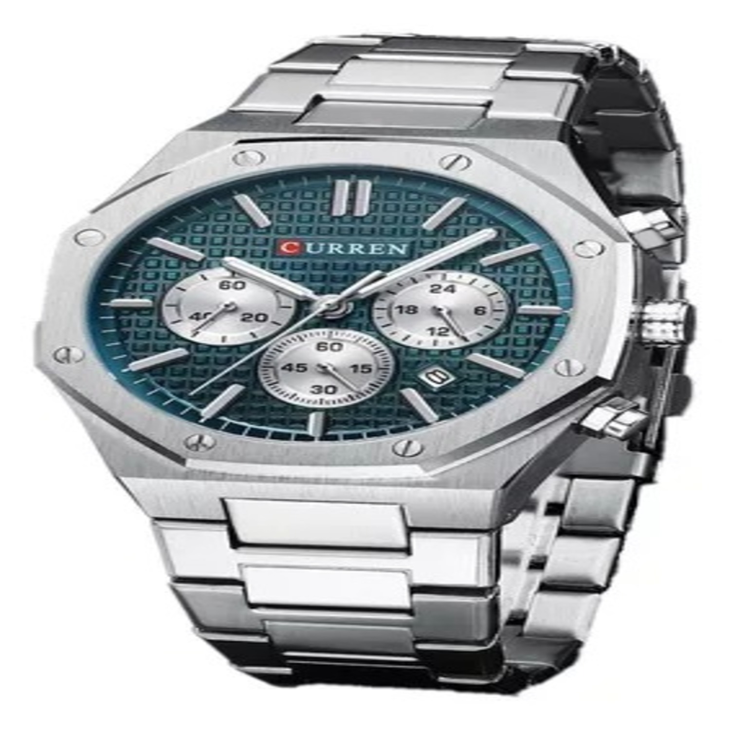 Foto 4 pulgar | Reloj Curren Kred8402 Plateado para Hombre