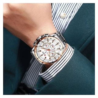 Foto 4 | Reloj Curren Krec951902 Plateado para Hombre
