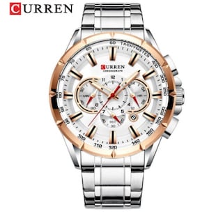 Foto 5 | Reloj Curren Krec951902 Plateado para Hombre
