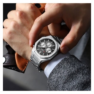 Foto 2 | Reloj Curren Kred8401 Plateado para Hombre
