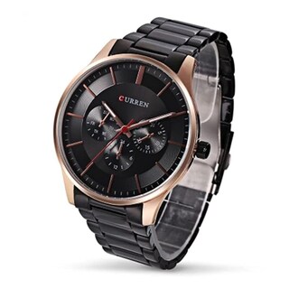 Foto 1 | Reloj Curren Kreb582001 Negro para Hombre