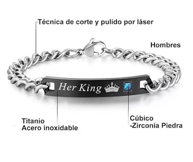 Foto 2 | Set De Reloj Para Hombre De Cuarzo De Negocios Pulsera, Negro