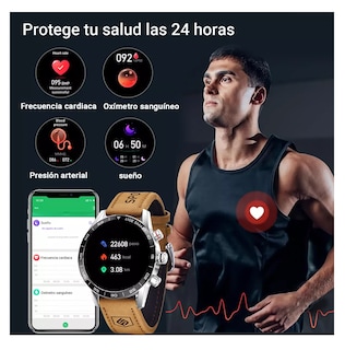 Foto 3 | Smartwatch Lab.G Bluetooth Cafe