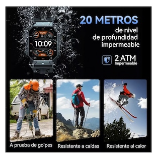 Foto 5 | Smartwatch Deportivo Cubot X1 Negro