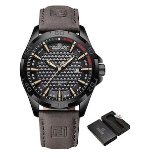 Foto 1 | Reloj Naviforce Marrón Casual Impermeable para Hombre