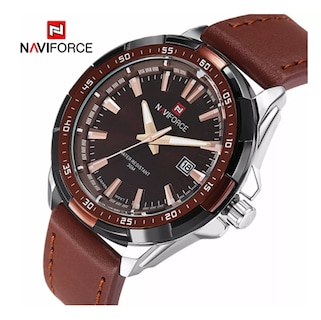 Foto 4 | Reloj Deportivo Naviforce Marrón Original de Cuarzo para Hombre