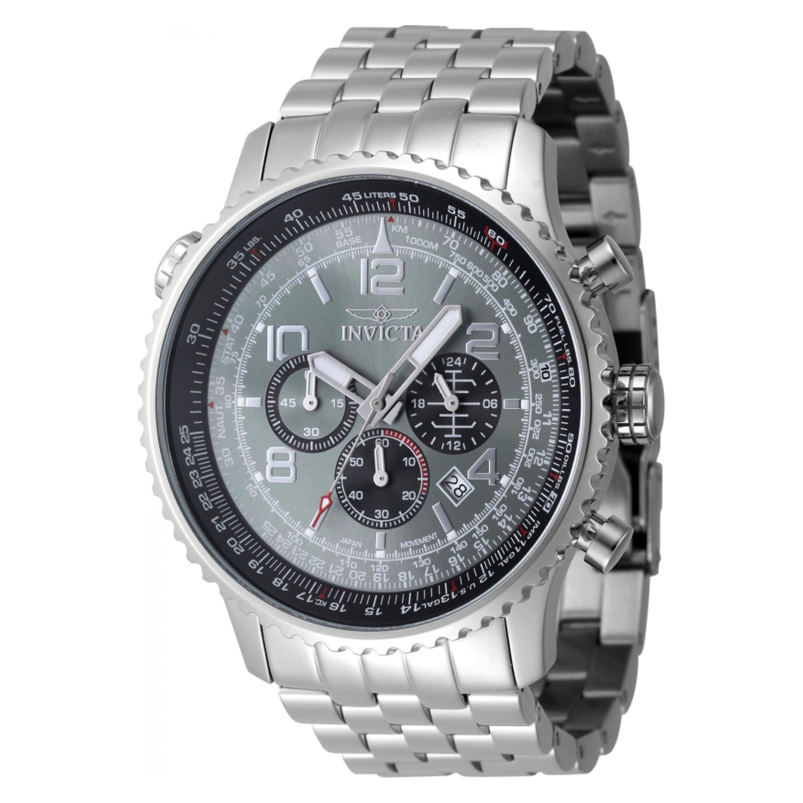 Reloj Invicta Aviator 48225 Acero Inoxidable Hombres