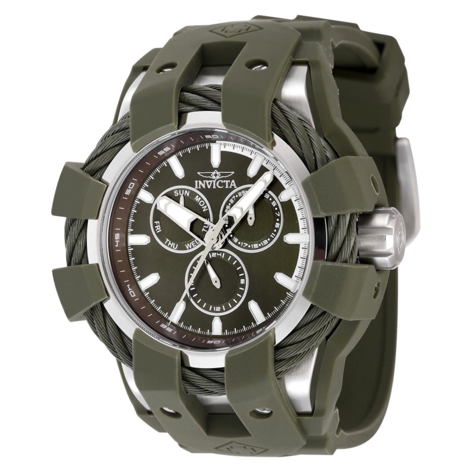 Reloj Invicta Bolt 47837 Silicona, Acero Inoxidable Hombres