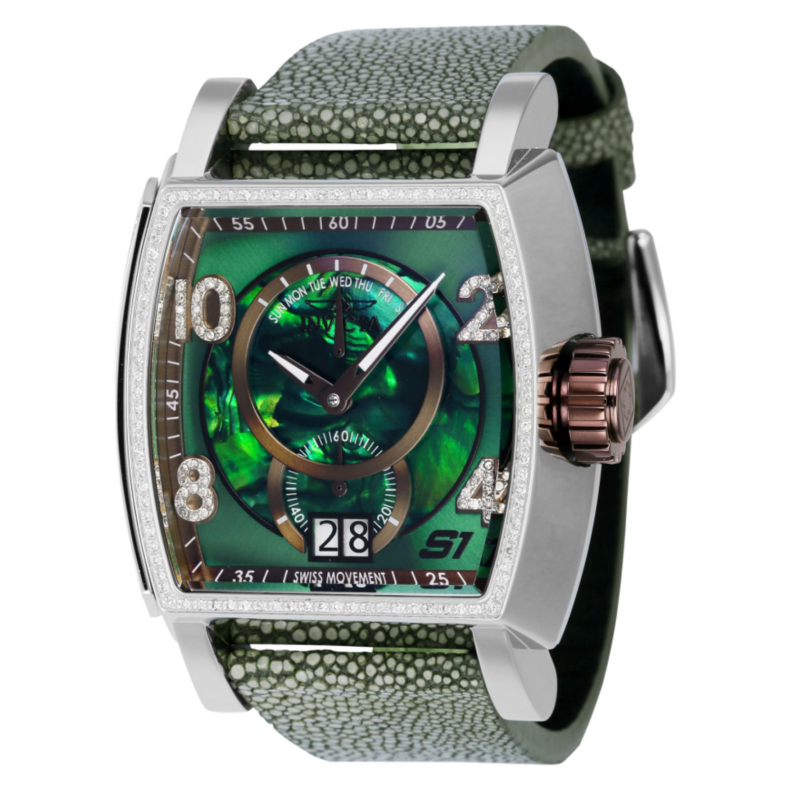 Reloj Invicta S1 Rally 38243 Diamante de Acero Inoxidable para Hombre