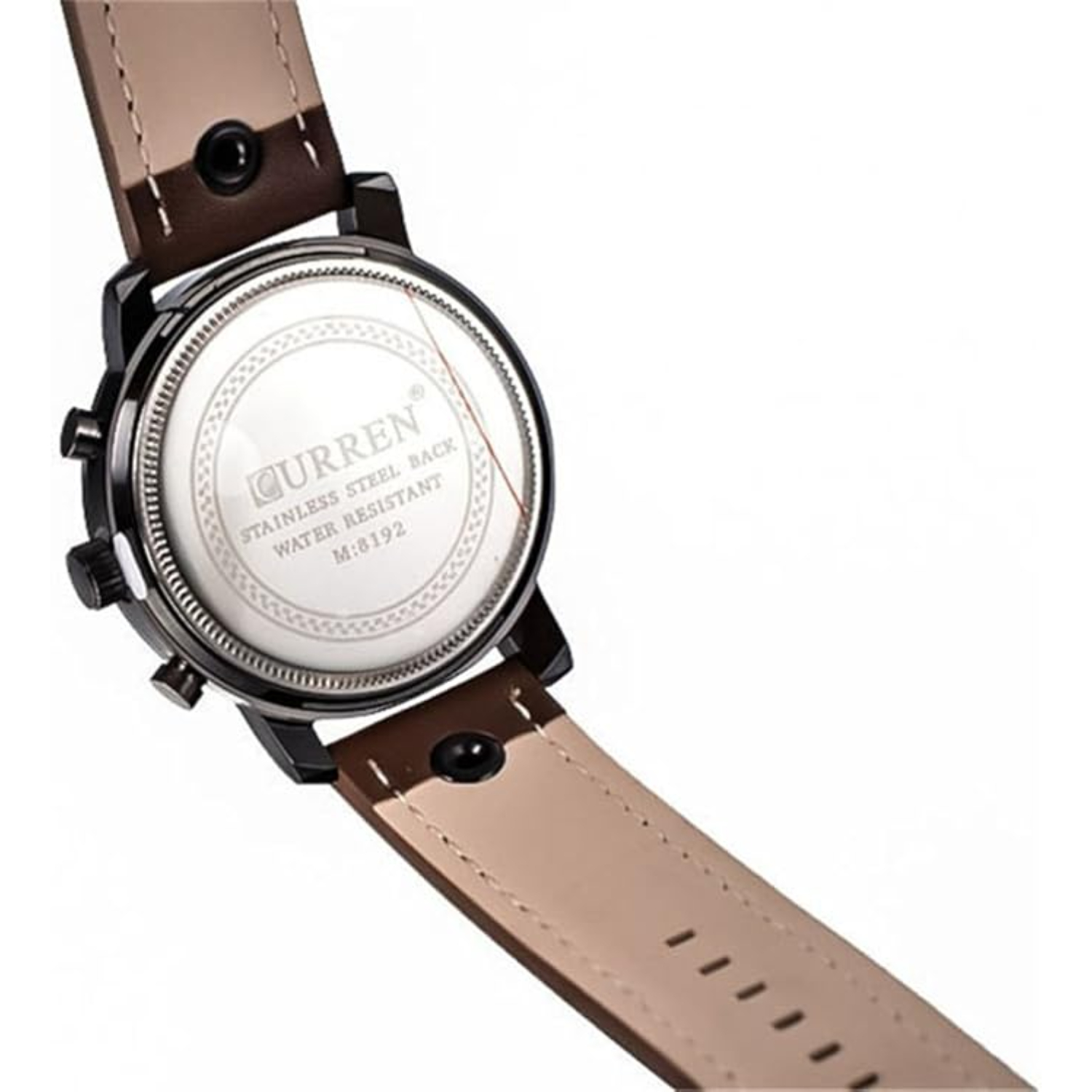 Foto 2 | Reloj Curren 8106 con Caja de Acero Inoxidable Negro y Tablero Púrpura