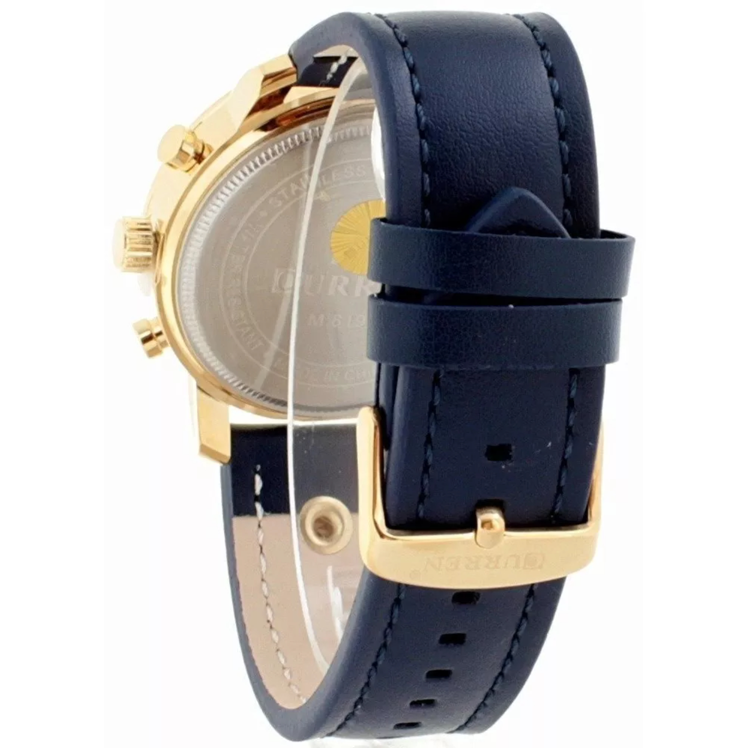 Foto 4 pulgar | Reloj Curren 8192 Krea131803 Acero Inoxidable Dorado Tablero Azul