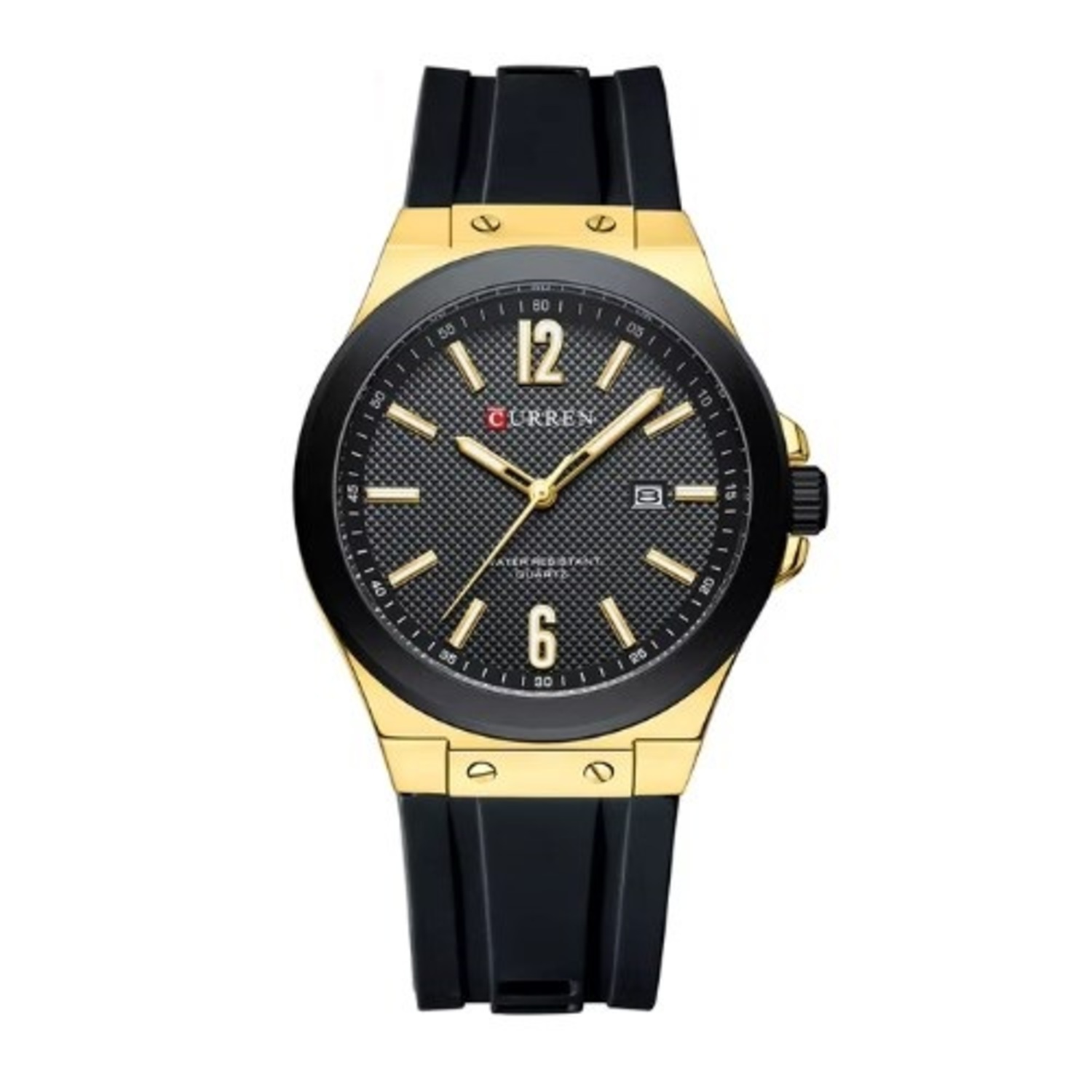 Reloj Curren 8467 Kree1905 con Caja de Acero Inoxidable Dorado y Tablero Negro