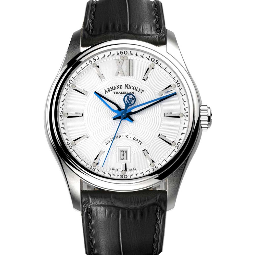 Foto 2 pulgar | Reloj De Pulsera Armand Nicolet Hombre Bp22740nan Moonphase 41mm