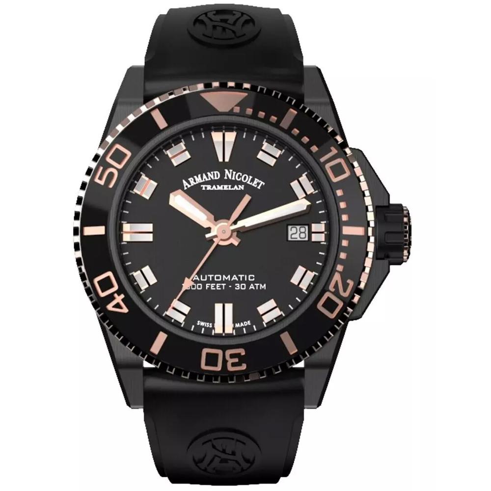 Foto 2 pulgar | Reloj De Pulsera Armand Nicolet Hombre Gg2710n Ceramic 41 Mm