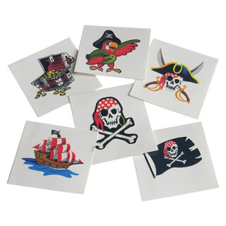 Foto 1 | Tatuajes Temporales U.s. Toy Pirates Childrens Para Niños - Venta Internacional.