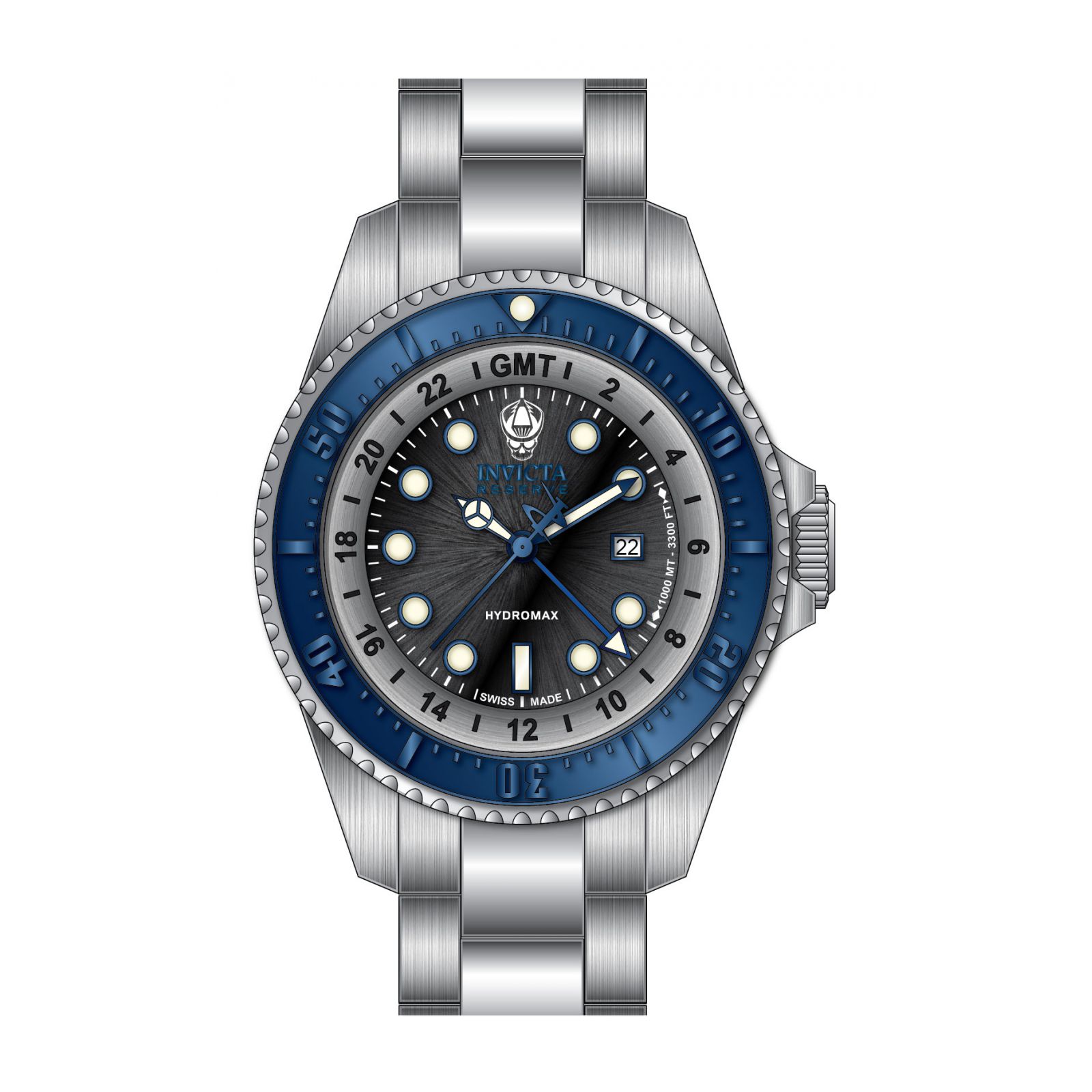 Foto 4 pulgar | Reloj Invicta Hydromax 16969 Acero Inoxidable Hombres