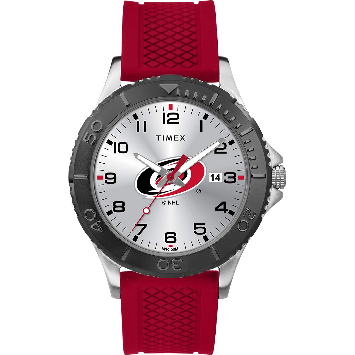 Mira Timex Nhl Gamer Carolina Hurricanes Para Hombre - Venta Internacional.