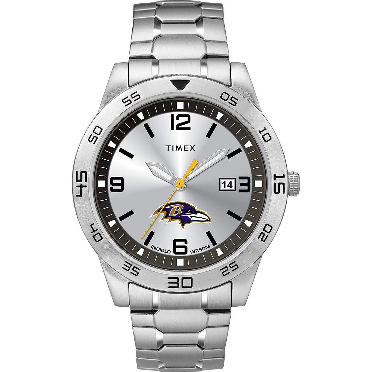 Reloj Timex Tribute Nfl Citation 42 Mm Baltimore Ravens Para Hombre - Venta Internacional.