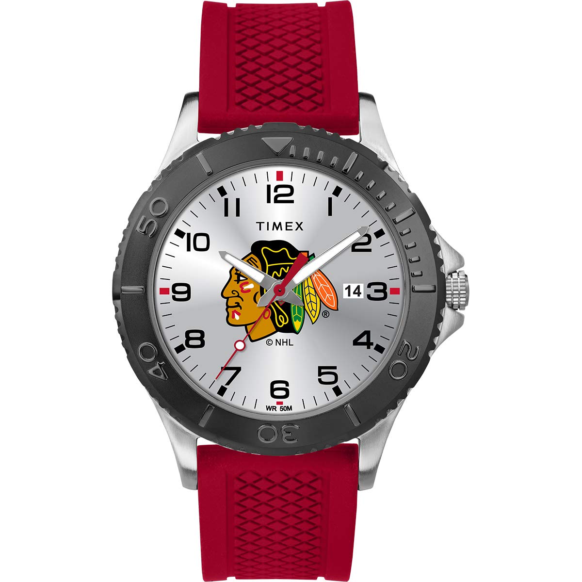 Foto 2 pulgar | Mira Timex Nhl Gamer Chicago Blackhawks Para Hombre - Venta Internacional.