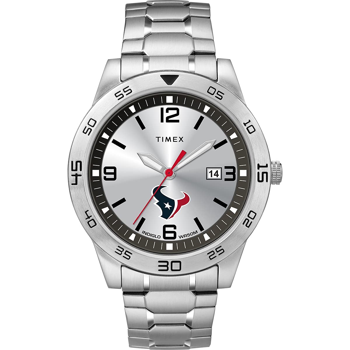 Foto 2 pulgar | Reloj Timex Tribute Nfl Citation Houston Texans 42 Mm Para Hombre - Venta Internacional.