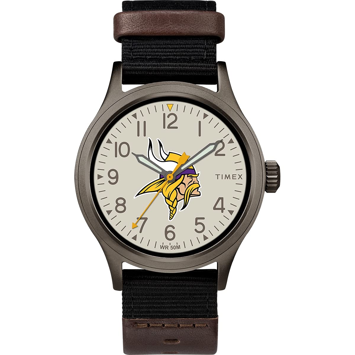 Foto 2 pulgar | Reloj Timex Nfl Clutch Minnesota Vikings Para Hombre - Venta Internacional.
