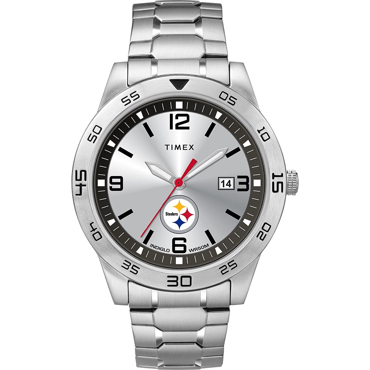 Foto 2 pulgar | Mira Timex Tribute Nfl Citation Pittsburgh Steelers 42 Mm - Venta Internacional.
