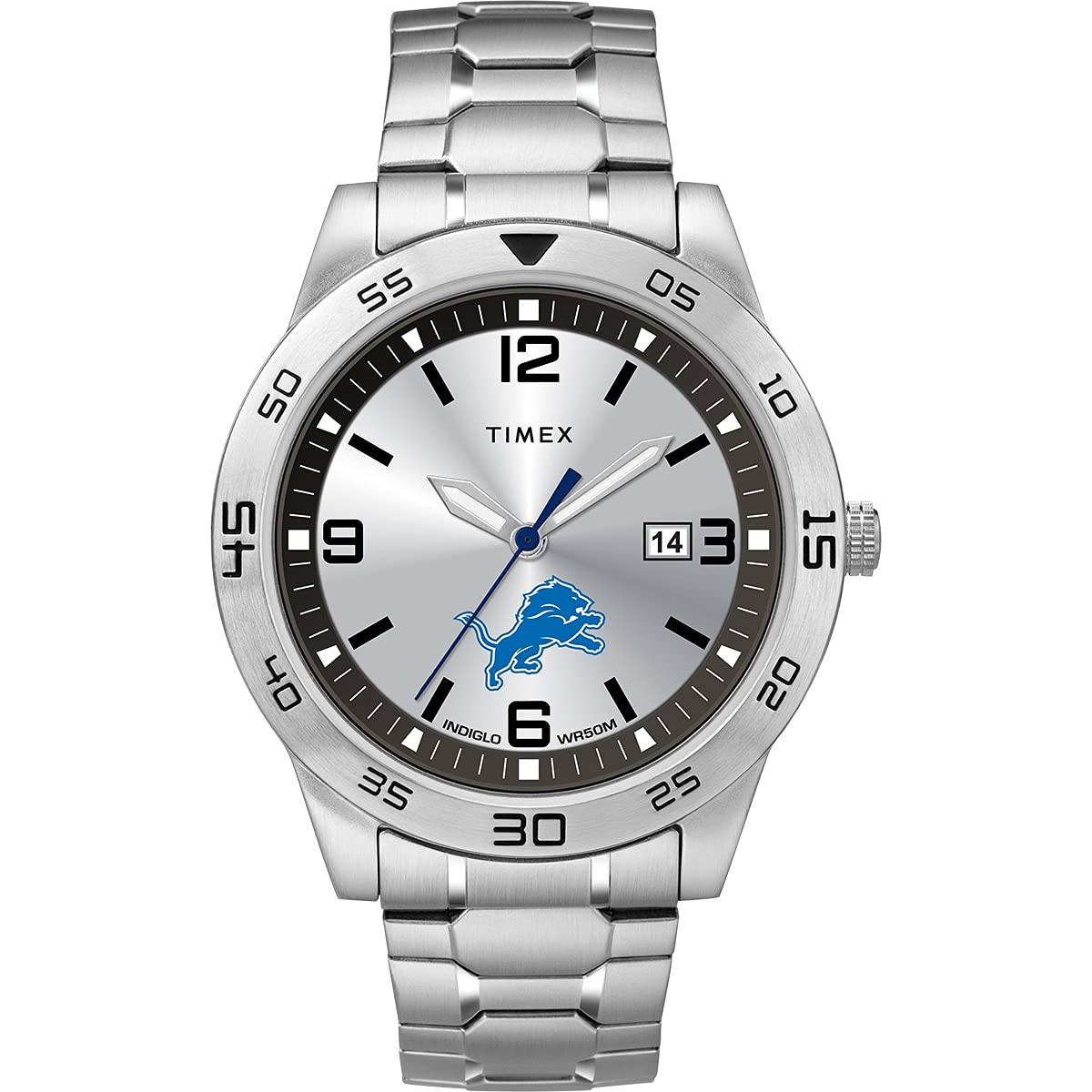 Foto 2 pulgar | Reloj Timex Tribute Nfl Citation 42 Mm Detroit Lions Para Hombre - Venta Internacional.