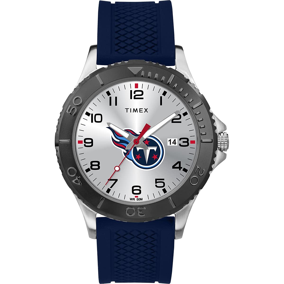 Foto 2 pulgar | Mira Timex Nfl Gamer Tennessee Titans Para Hombre - Venta Internacional.