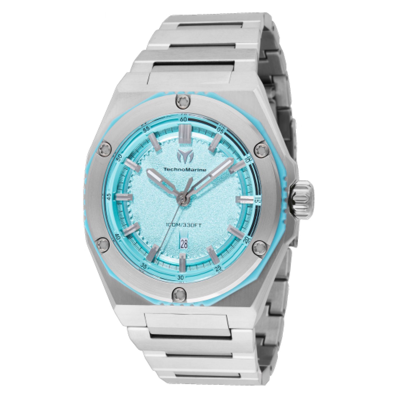 Foto 2 pulgar | Reloj Technomarine Coral Tm-416059 Plástico, Acero Inoxidable Hombres