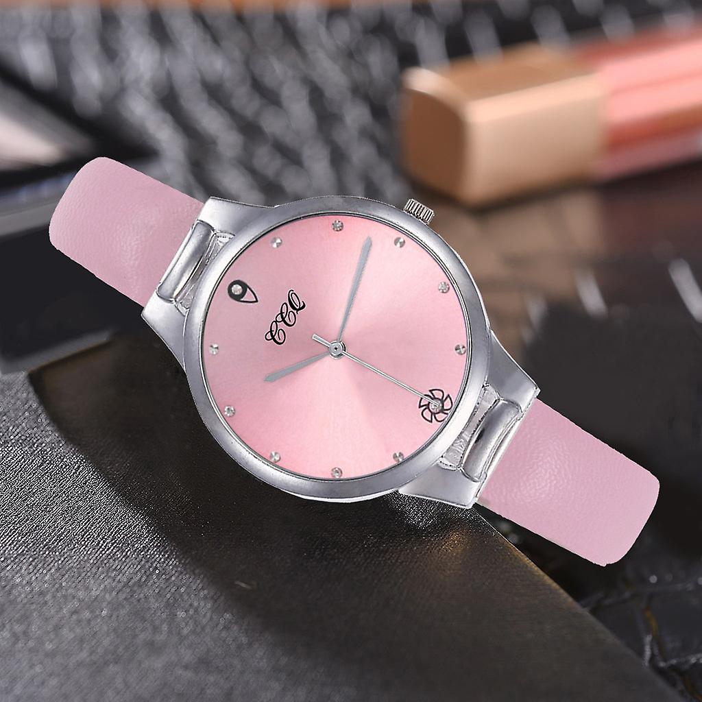 Foto 3 pulgar | Reloj Huoguo Fashion  Lujoso  Con Esfera Mate Sin Escala  De Piel - Venta Internacional.